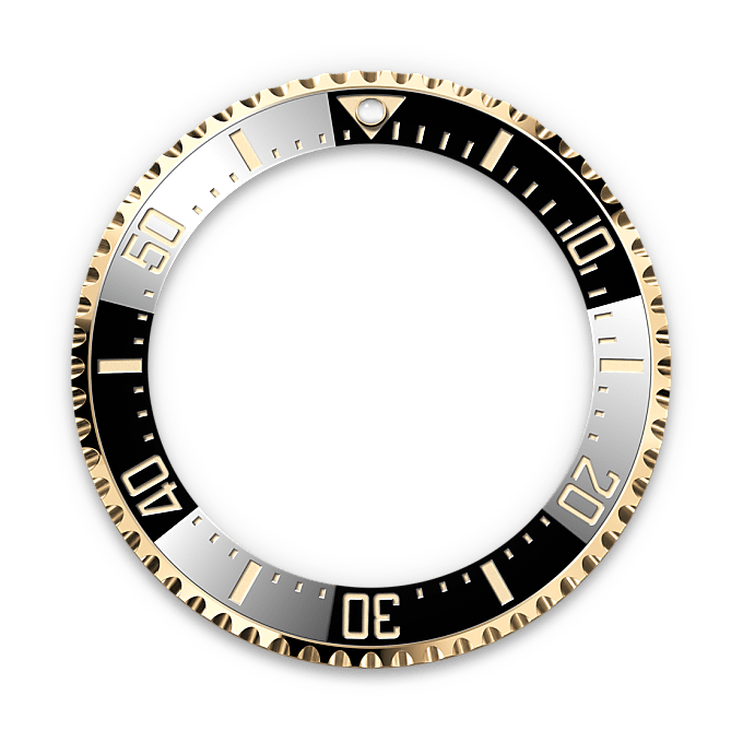 rolex Sea-Dweller em Rolesor amarelo – combinação de aço Oystersteel e ouro amarelo, m126603-0001 - Danglar