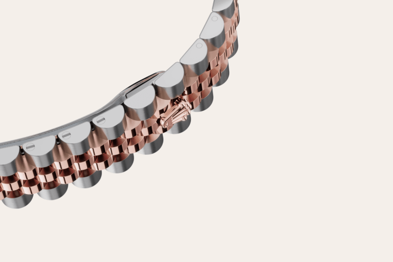 rolex Datejust em Rolesor Everose – combinação de aço Oystersteel e ouro Everose, m278241-0018 - Danglar
