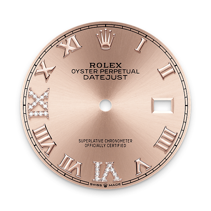 rolex Datejust em Rolesor Everose – combinação de aço Oystersteel e ouro Everose, m126281rbr-0016 - Danglar