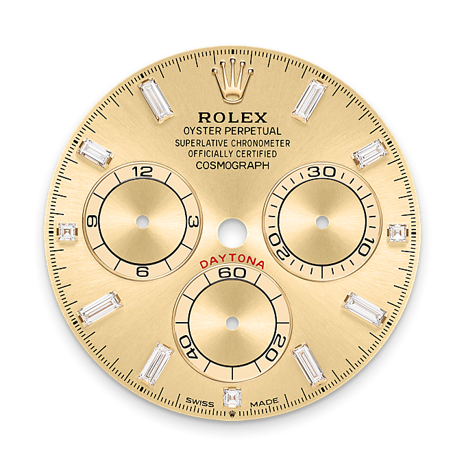 rolex Cosmograph Daytona em Ouro amarelo 18 quilates com asas cravejadas de diamantes, m126598tbr-0001 - Danglar