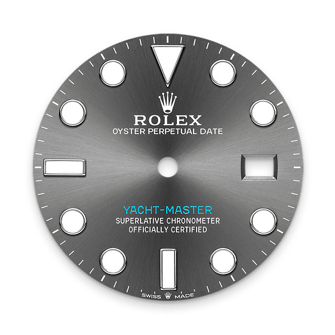 rolex Yacht-Master em Rolesium – combinação de aço Oystersteel e platina, m126622-0001 - Danglar