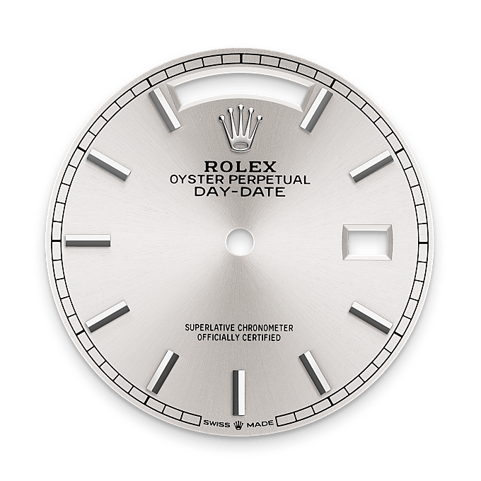 rolex Day-Date em ouro branco 18 quilates, m128239-0005 - Danglar