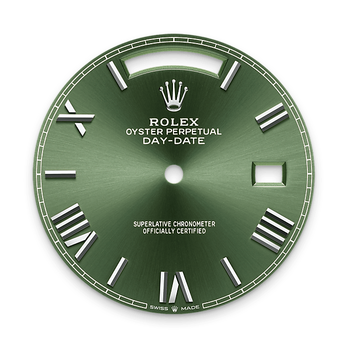 rolex Day-Date em ouro branco 18 quilates, m228239-0033 - Danglar
