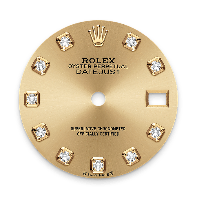 rolex Lady-Datejust em Rolesor amarelo – combinação de aço Oystersteel e ouro amarelo, m279173-0012 - Danglar