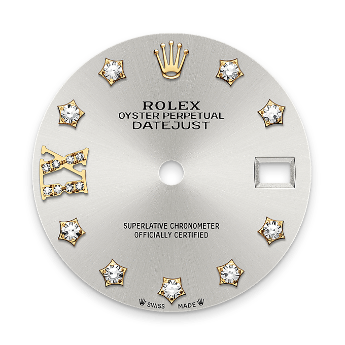 rolex Lady-Datejust em Rolesor amarelo – combinação de aço Oystersteel e ouro amarelo, m279383rbr-0003 - Danglar