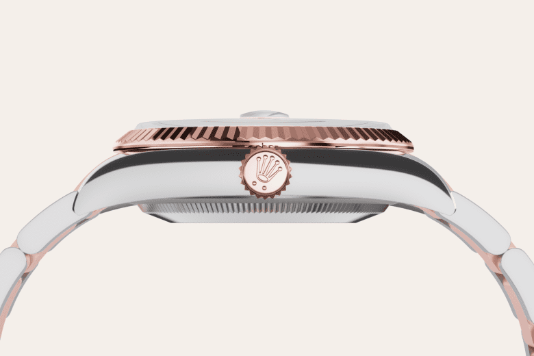 rolex Datejust em Rolesor Everose – combinação de aço Oystersteel e ouro Everose, m126231-0020 - Danglar