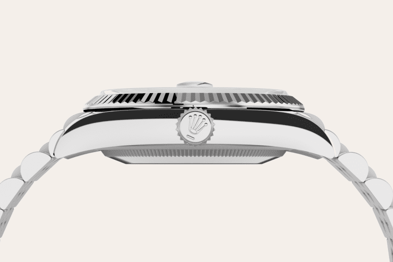 rolex Datejust em Rolesor branco – combinação de aço Oystersteel e ouro branco, m126234-0051 - Danglar