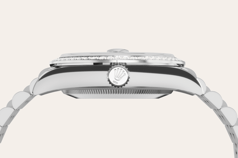 rolex Datejust em Rolesor branco – combinação de aço Oystersteel e ouro branco, m126284rbr-0011 - Danglar