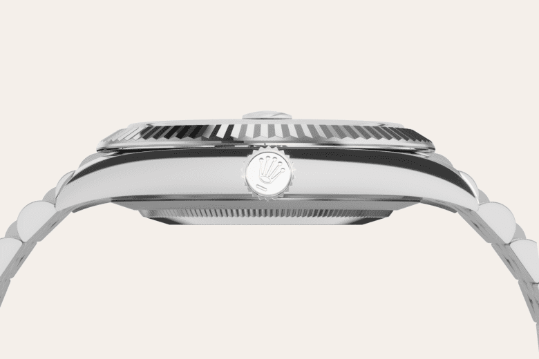 rolex Datejust em Rolesor branco – combinação de aço Oystersteel e ouro branco, m126334-0014 - Danglar