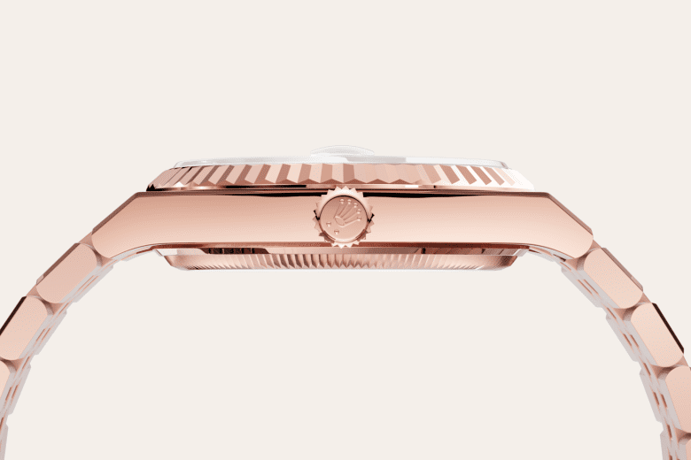 rolex Land-Dweller em Ouro Everose 18 quilates, m127235-0001 - Danglar