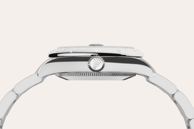 rolex Datejust em Rolesor branco – combinação de aço Oystersteel e ouro branco, m278344rbr-0021 - Danglar