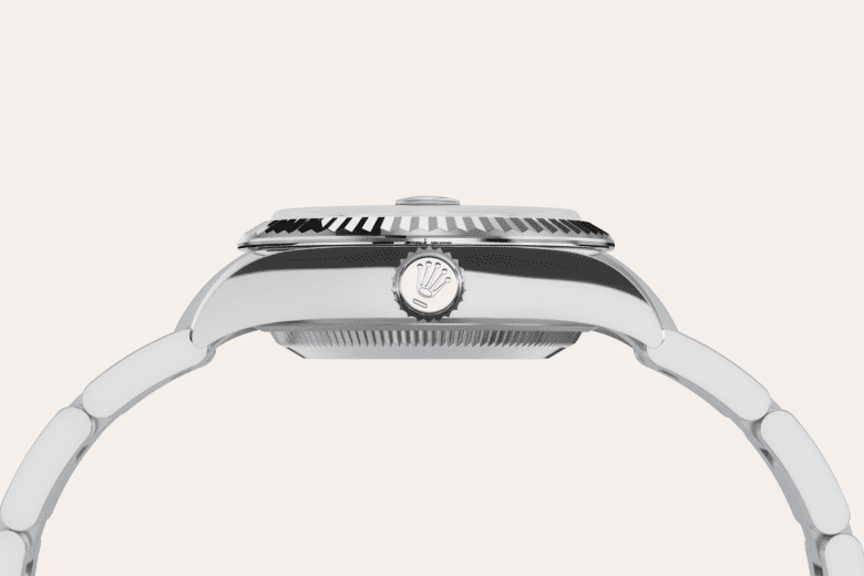 rolex Lady-Datejust em Rolesor branco – combinação de aço Oystersteel e ouro branco, m279174-0020 - Danglar