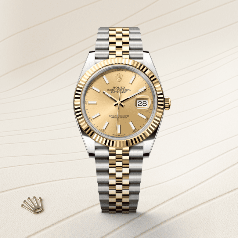 rolex Datejust em Rolesor amarelo – combinação de aço Oystersteel e ouro amarelo, m126333-0010 - Danglar