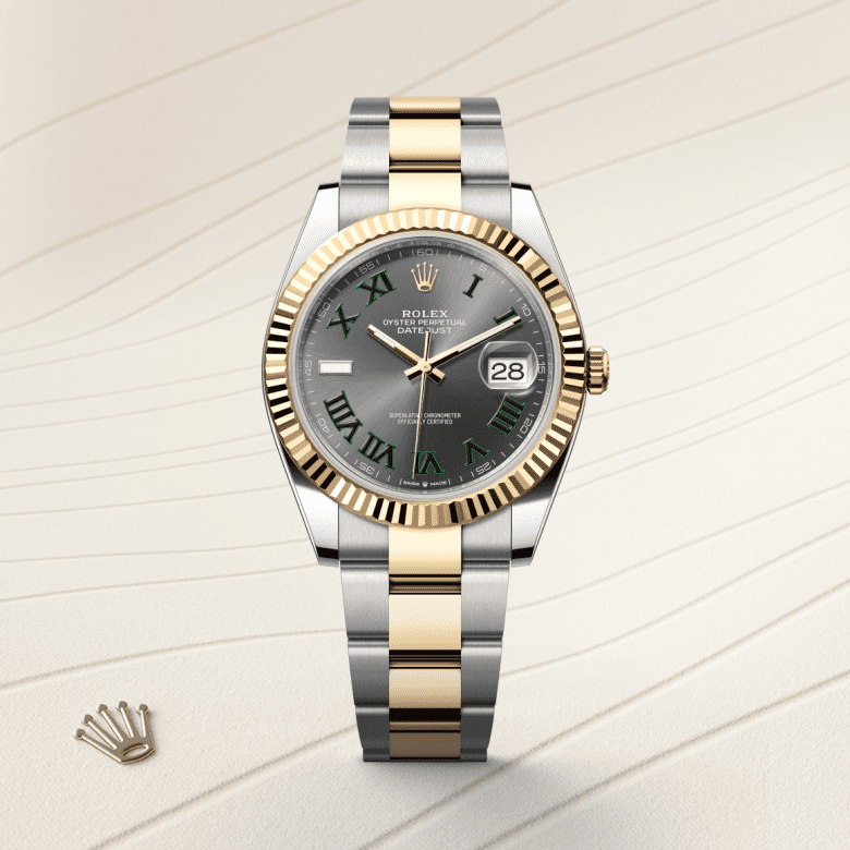 rolex Datejust em Rolesor amarelo – combinação de aço Oystersteel e ouro amarelo, m126333-0019 - Danglar