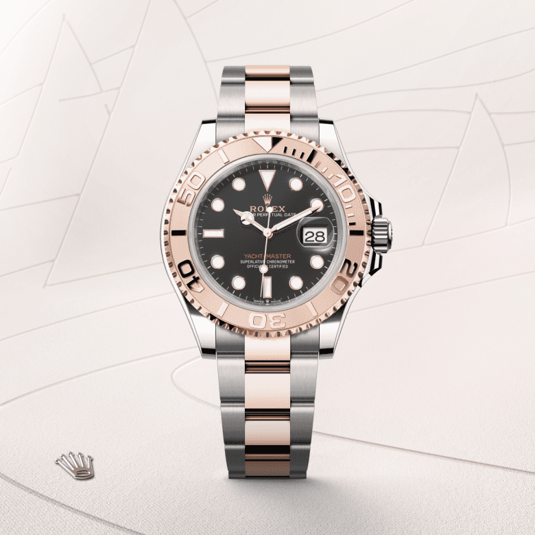 rolex Yacht-Master em Rolesor Everose – combinação de aço Oystersteel e ouro Everose, m126621-0002 - Danglar