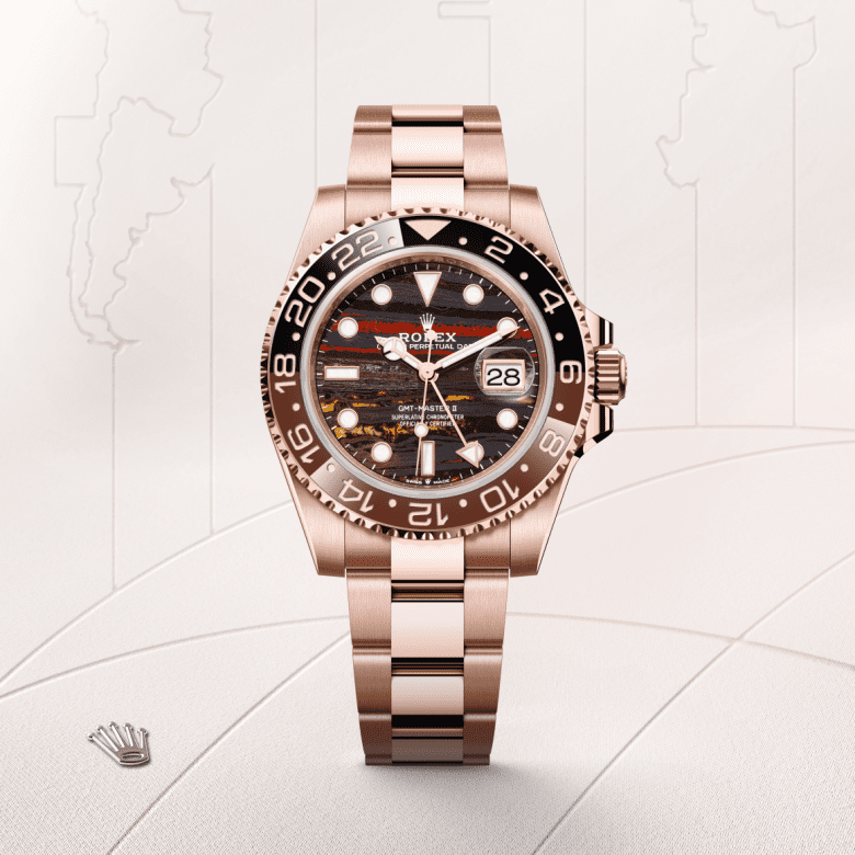 rolex GMT-Master II em Ouro Everose 18 quilates, m126715chnr-0002 - Danglar