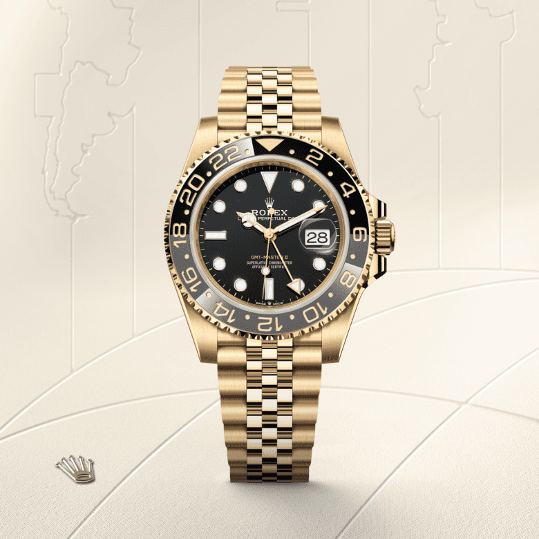 rolex GMT-Master II em Ouro amarelo 18 quilates, m126718grnr-0001 - Danglar