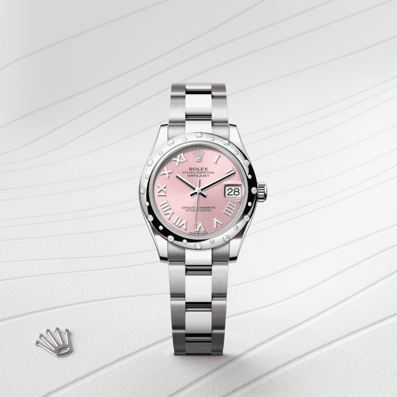 rolex Datejust em Rolesor branco – combinação de aço Oystersteel e ouro branco, m278344rbr-0021 - Danglar