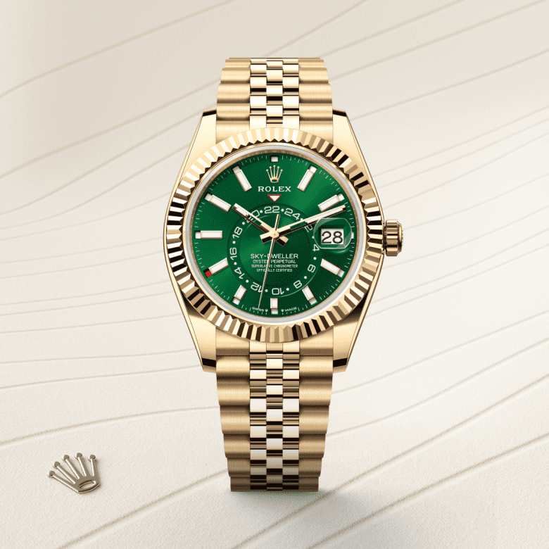 rolex Sky-Dweller em Ouro amarelo 18 quilates, m336938-0008 - Danglar