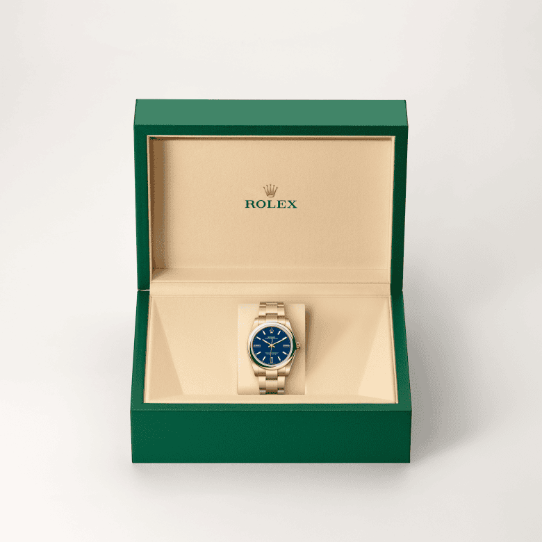 rolex Oyster Perpetual em Ouro Everose 18 quilates, m124205-0002 - Danglar