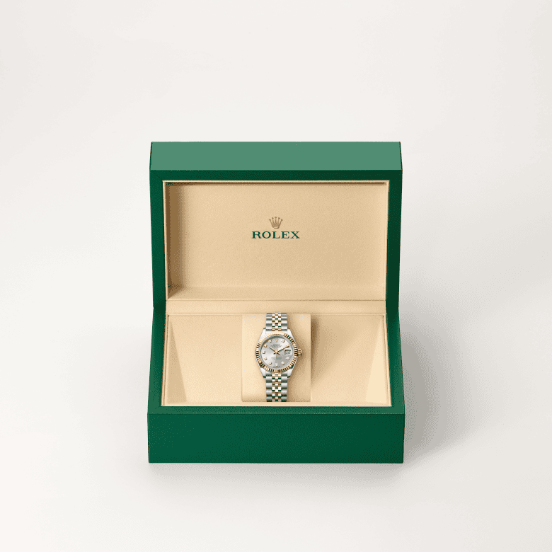 rolex Lady-Datejust em Rolesor amarelo – combinação de aço Oystersteel e ouro amarelo, m279173-0007 - Danglar