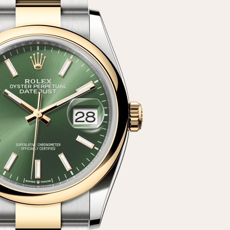 rolex Datejust em Rolesor amarelo – combinação de aço Oystersteel e ouro amarelo, m126203-0058 - Danglar