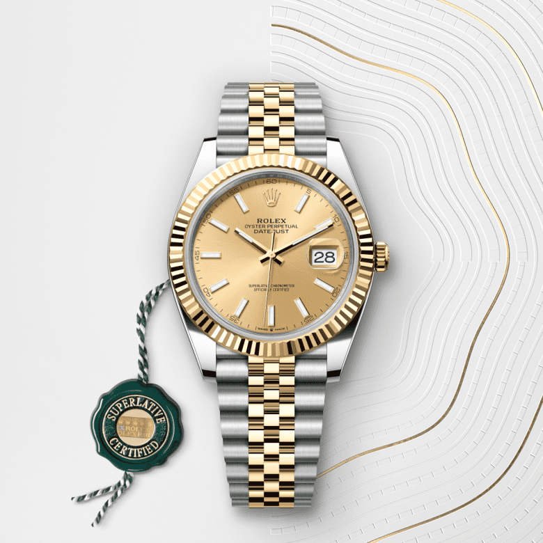 rolex Datejust em Rolesor amarelo – combinação de aço Oystersteel e ouro amarelo, m126333-0010 - Danglar