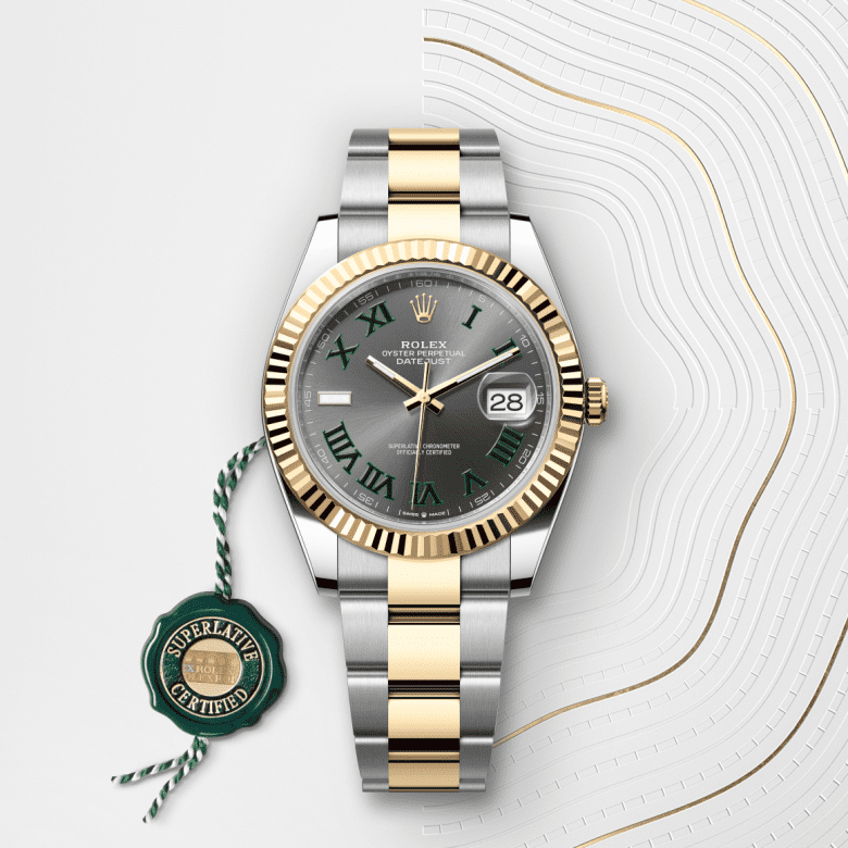 rolex Datejust em Rolesor amarelo – combinação de aço Oystersteel e ouro amarelo, m126333-0019 - Danglar