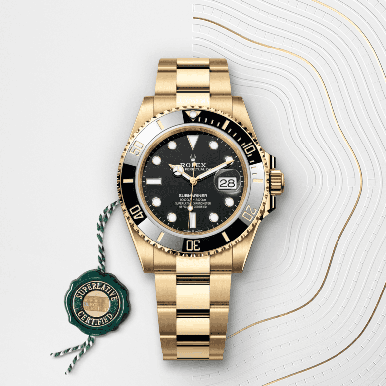 rolex Submariner em Ouro amarelo 18 quilates, m126618ln-0002 - Danglar