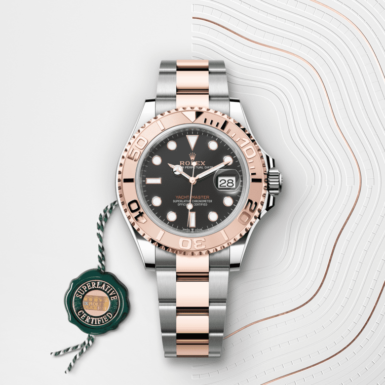 rolex Yacht-Master em Rolesor Everose – combinação de aço Oystersteel e ouro Everose, m126621-0002 - Danglar