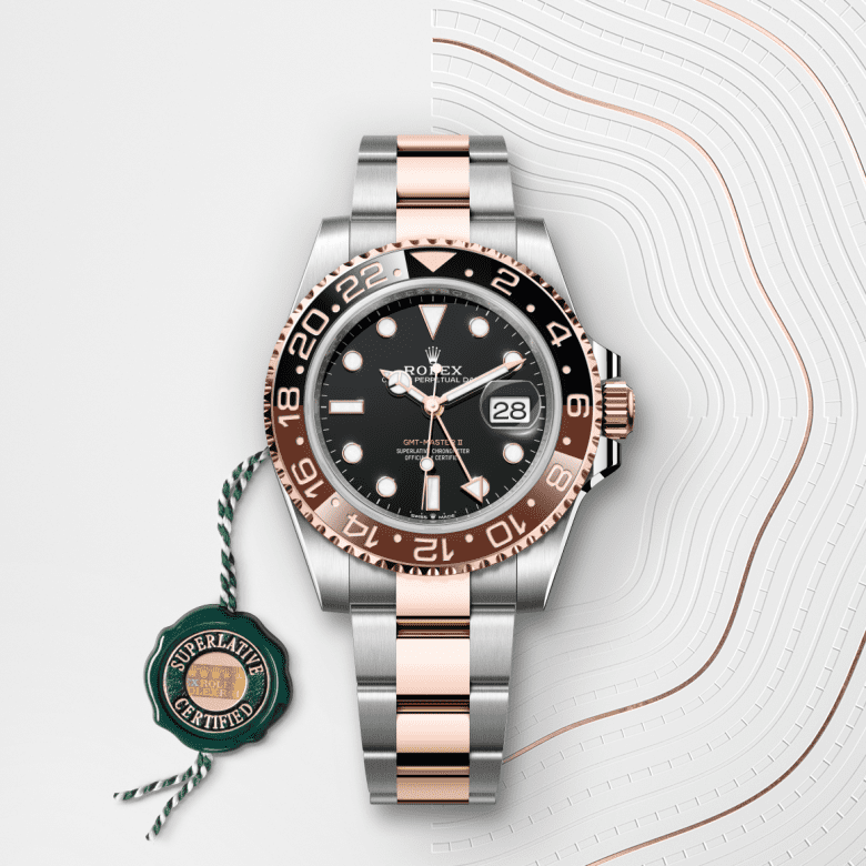 rolex GMT-Master II em Rolesor Everose – combinação de aço Oystersteel e ouro Everose, m126711chnr-0002 - Danglar