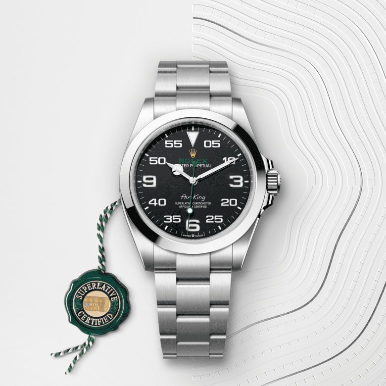 rolex Air-King em Aço Oystersteel, m126900-0001 - Danglar