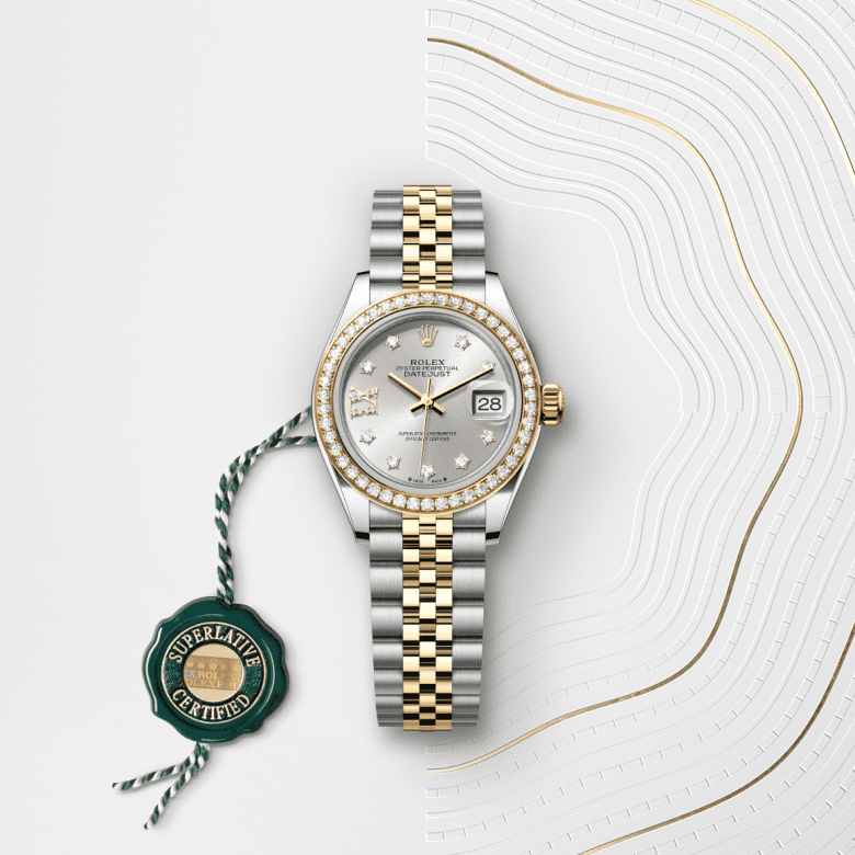 rolex Lady-Datejust em Rolesor amarelo – combinação de aço Oystersteel e ouro amarelo, m279383rbr-0003 - Danglar