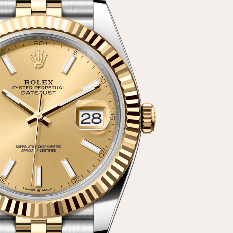 rolex Datejust em Rolesor amarelo – combinação de aço Oystersteel e ouro amarelo, m126333-0010 - Danglar
