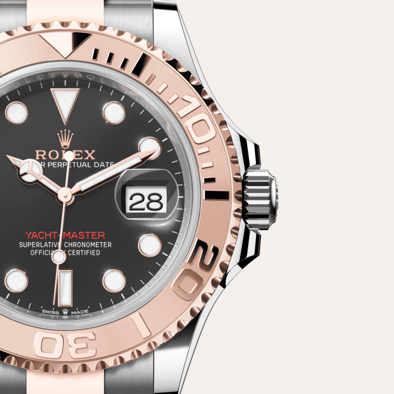 rolex Yacht-Master em Rolesor Everose – combinação de aço Oystersteel e ouro Everose, m126621-0002 - Danglar