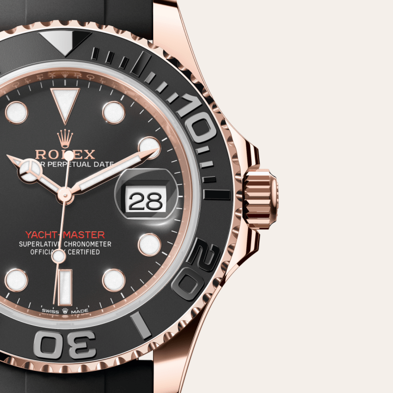 rolex Yacht-Master em Ouro Everose 18 quilates, m126655-0002 - Danglar