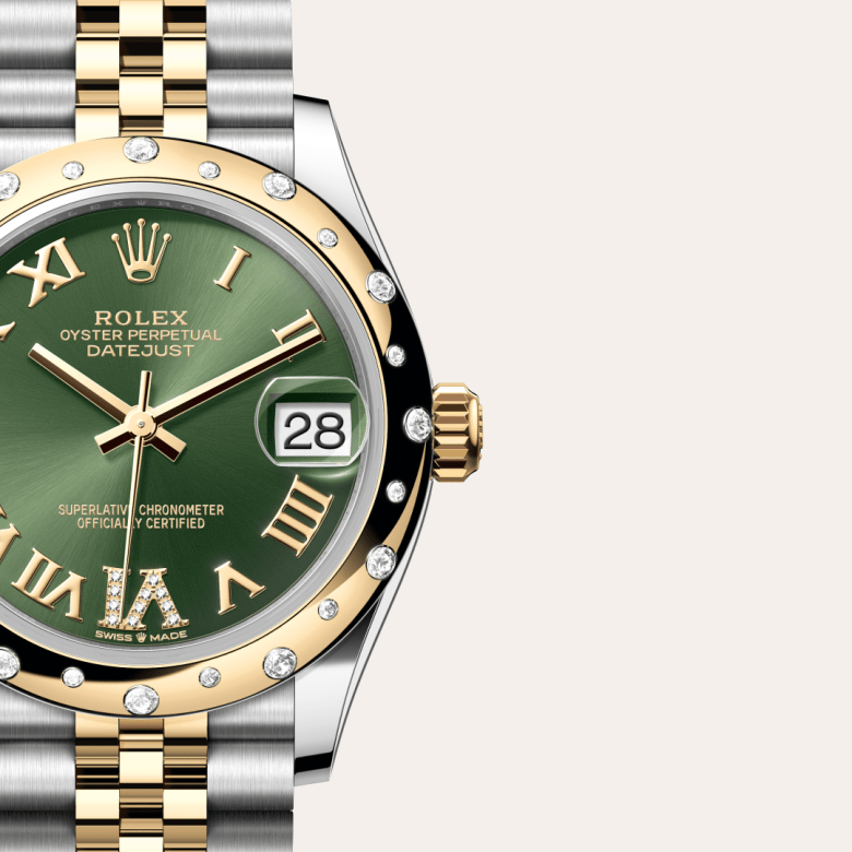 rolex Datejust em Rolesor amarelo – combinação de aço Oystersteel e ouro amarelo, m278343rbr-0016 - Danglar