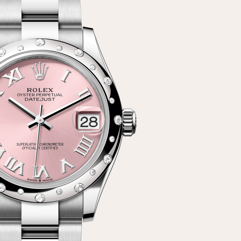 rolex Datejust em Rolesor branco – combinação de aço Oystersteel e ouro branco, m278344rbr-0021 - Danglar