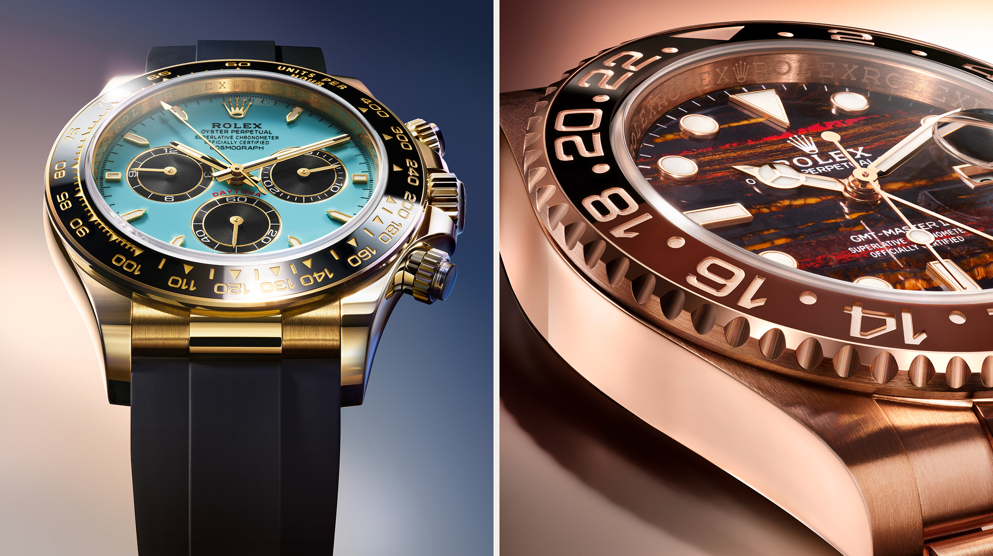 Mostradores Rolex exclusivos de 2025 – Daytona, GMT‑Master II, Sky‑Dweller na Danglar